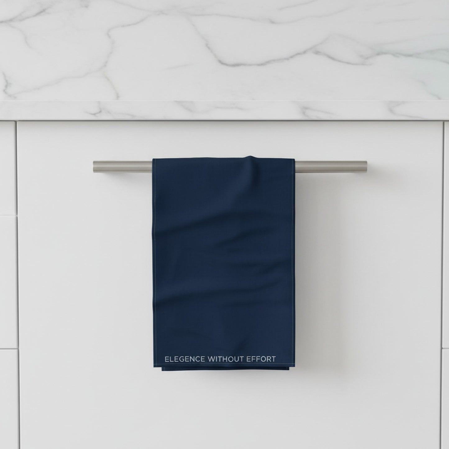 Elegance Without Effort Tea Towel | Stylish Kitchen Decor