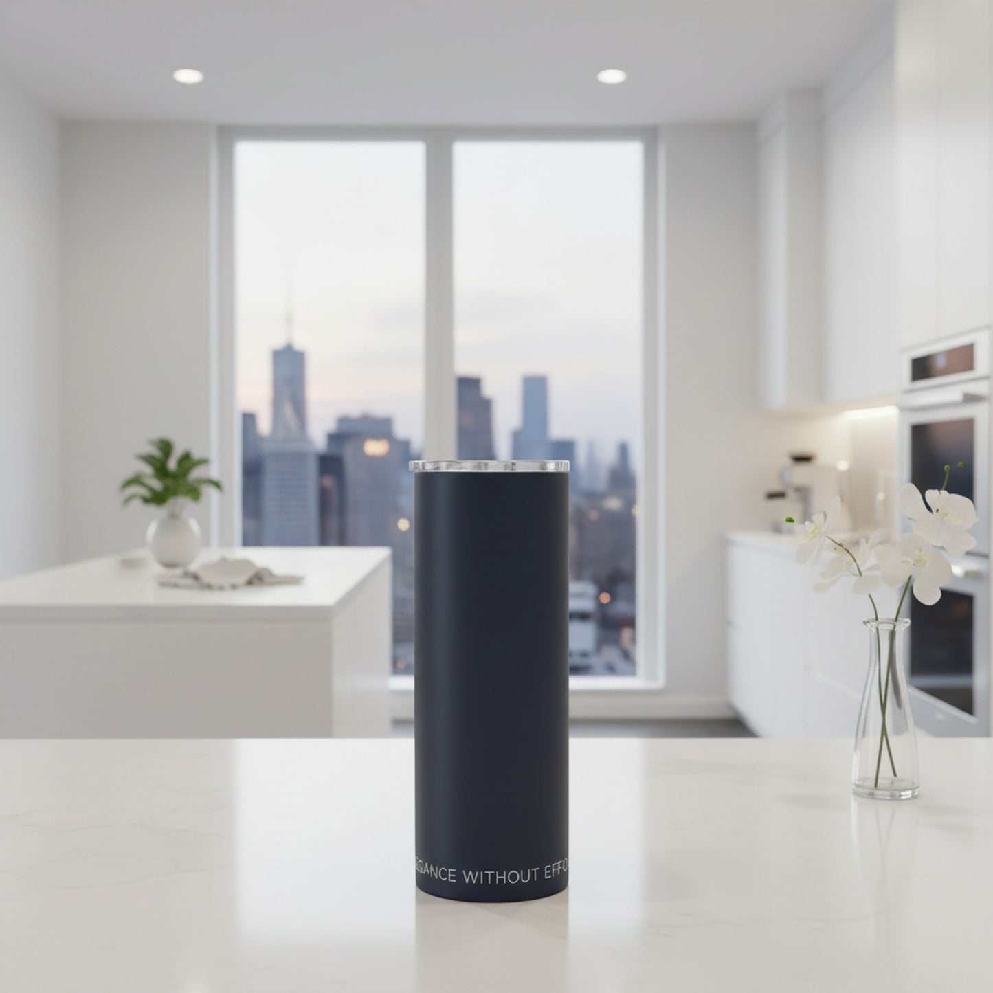 Sleek Elegance Without Effort Water Bottle - Perfect for On-the-Go