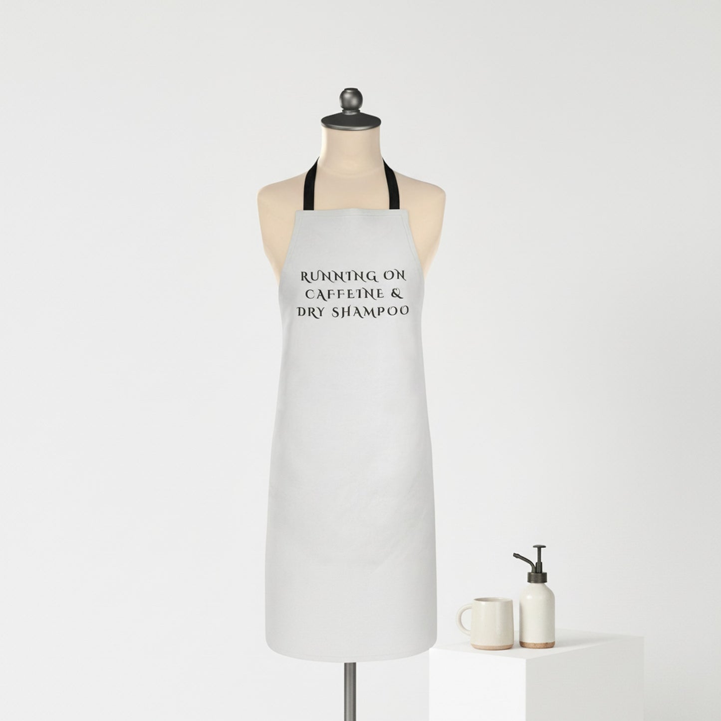 Coffee & Dry Shampoo Apron - Unique Gift for Busy Moms and Chefs
