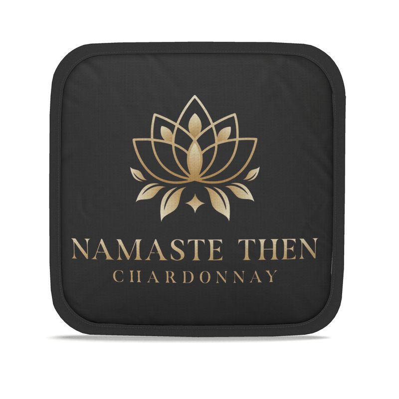 Namaste Then Chardonnay Pot Grabs | Unique Kitchen Accessories