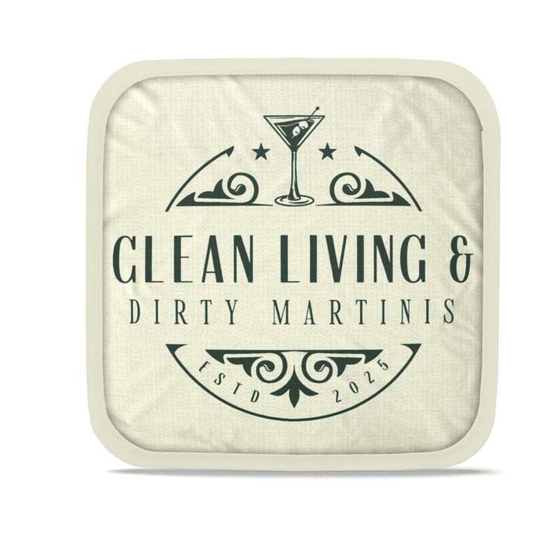 Set of 2 Pot Grabs - Clean Living Meets Dirty Martinis