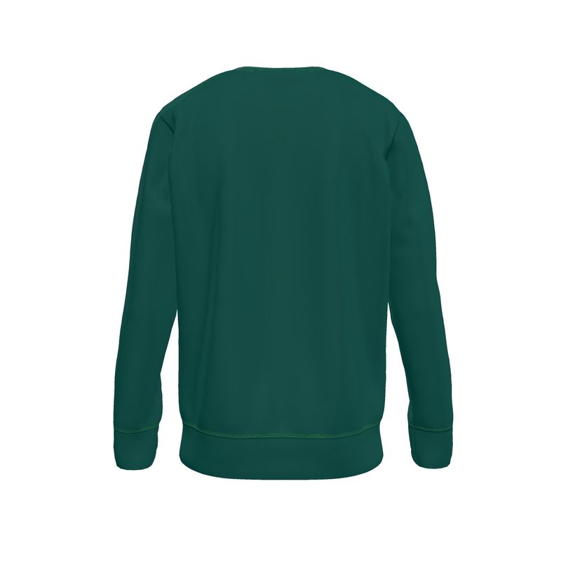 Clean Living & Dirty Martinis Graphic Sweatshirt - Cozy Green Top