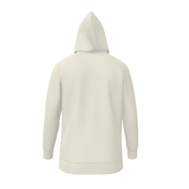 Luxury Cream Zip Up Hoodie: Namaste Then Chardonnay