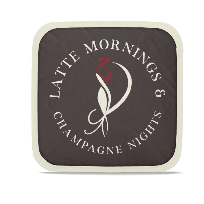 Latte Mornings & Champagne Nights: Set of Two Pot Grabs