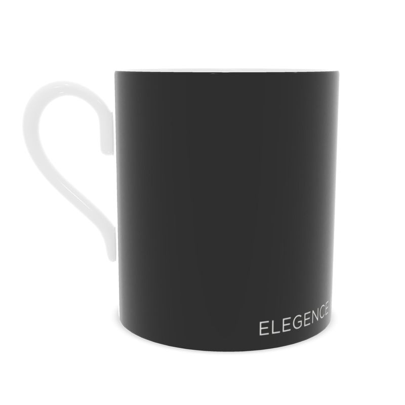 Elegance Without Effort: Chic Bone China Coffee Mug