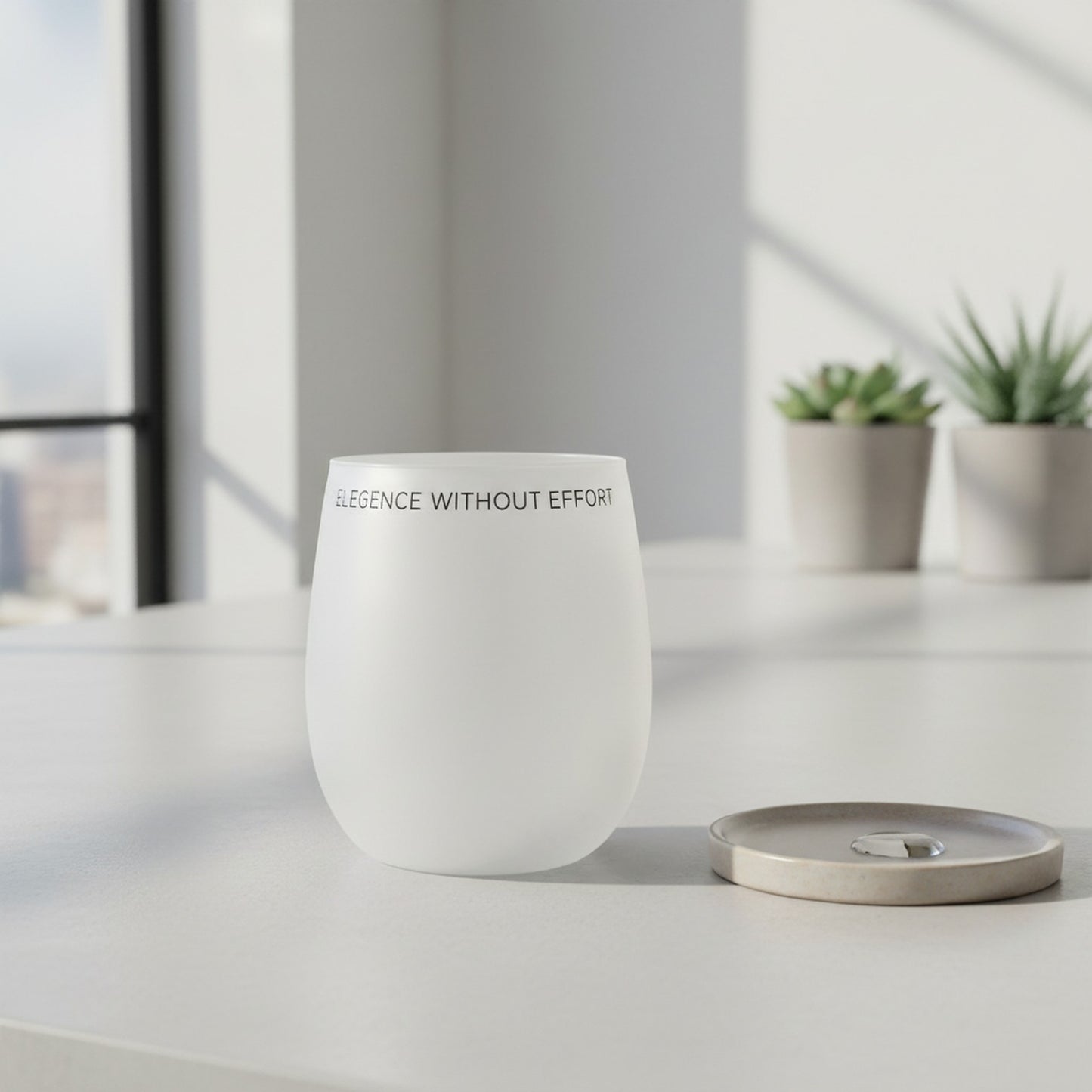 Elegance Without Effort Crystal Water Glass - Stylish Drinkware