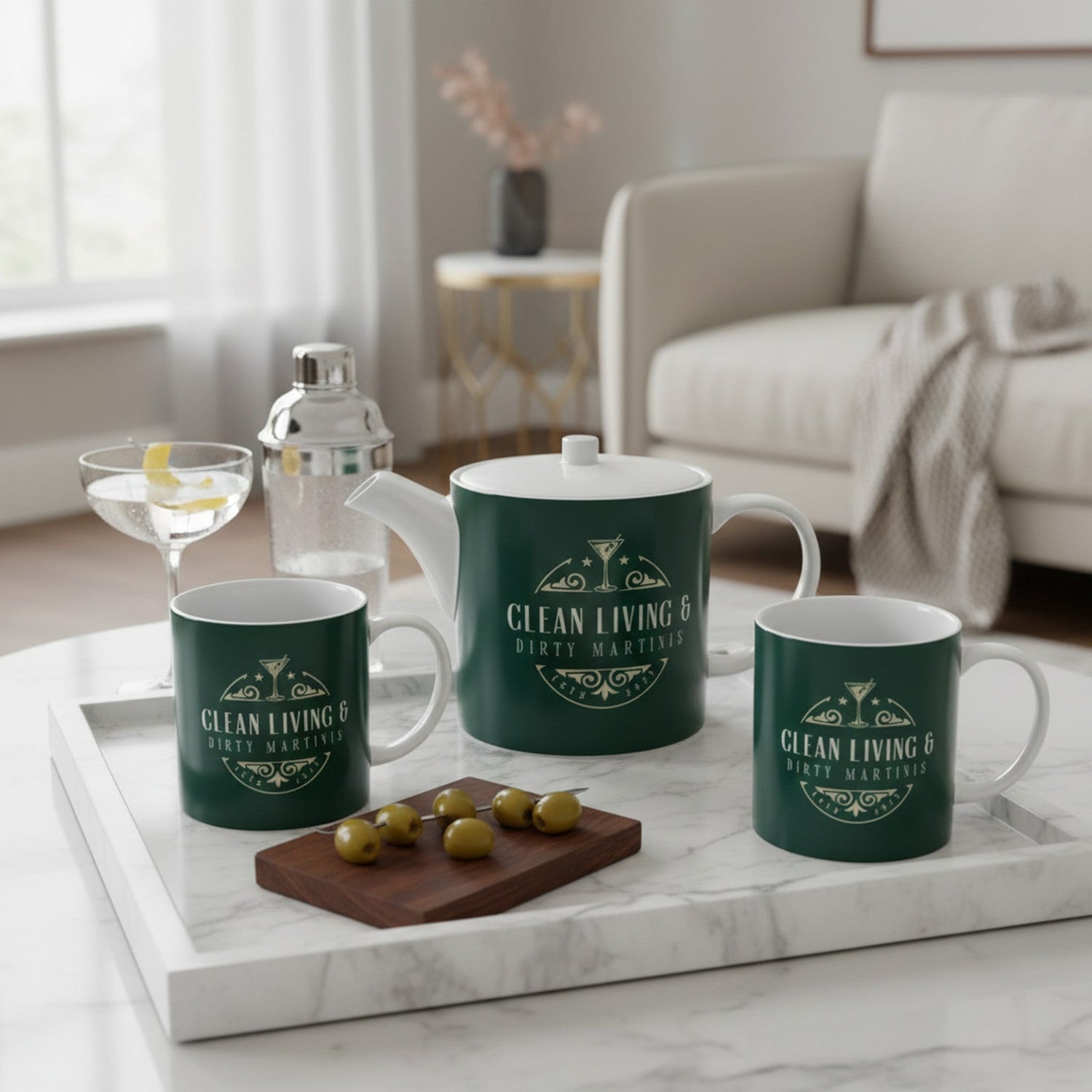 CLEAN LIVING & DIRTY MARTINIS