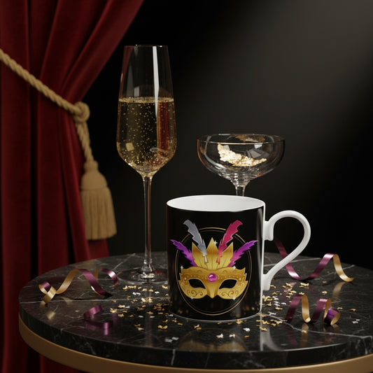 No Drama Just Champagne Bone China Mug - Perfect Gift for Champagne Lovers