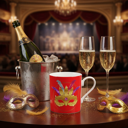 Sassy No Drama Just Champagne Mug - Bone China Design