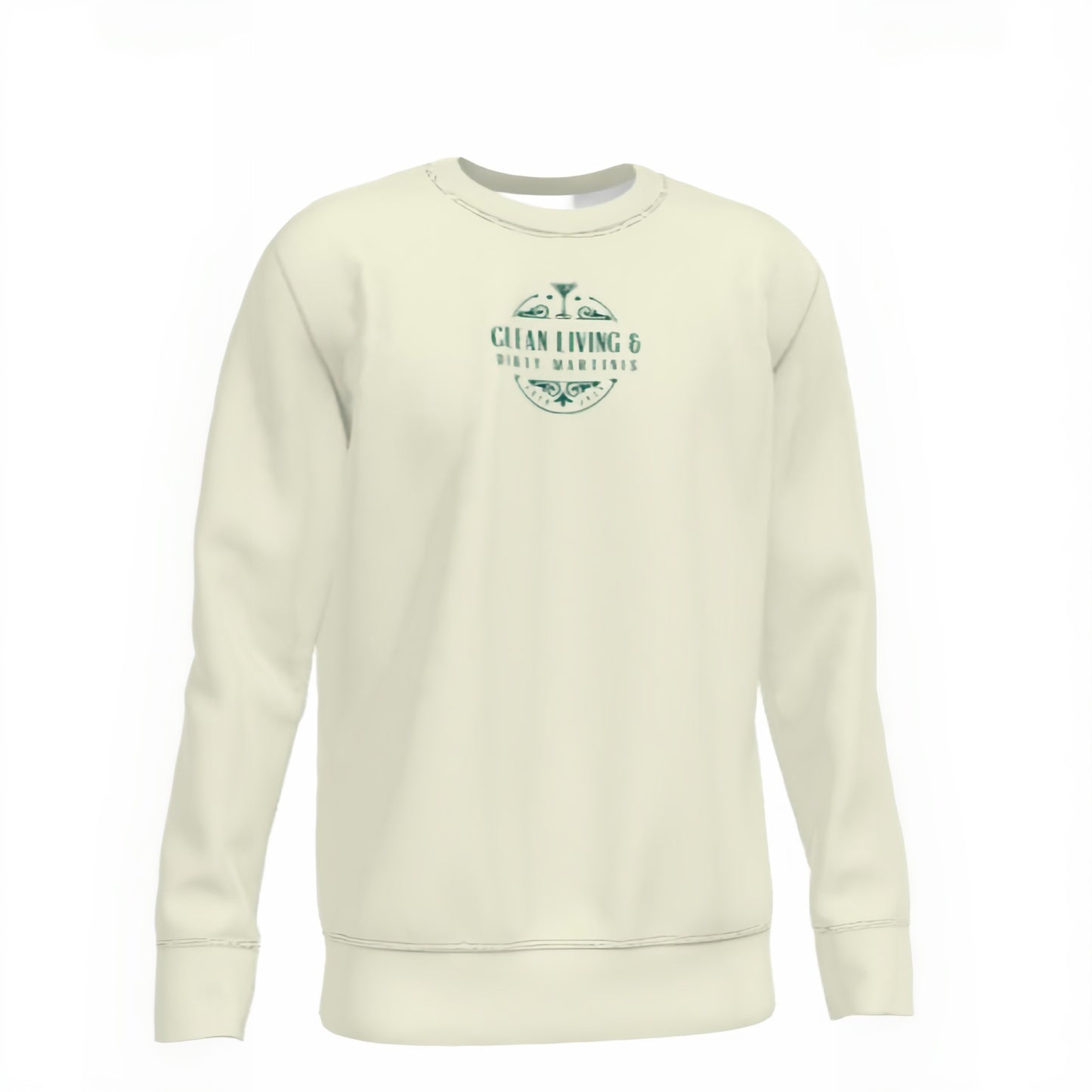 Clean Living & Dirty Martinis Cozy Cream Sweatshirt