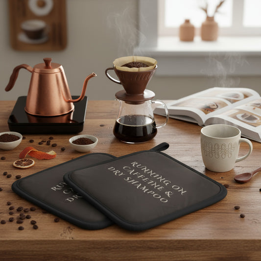 Running on Caffeine & Dry Shampoo Duo - Set of Two Pot Grabs