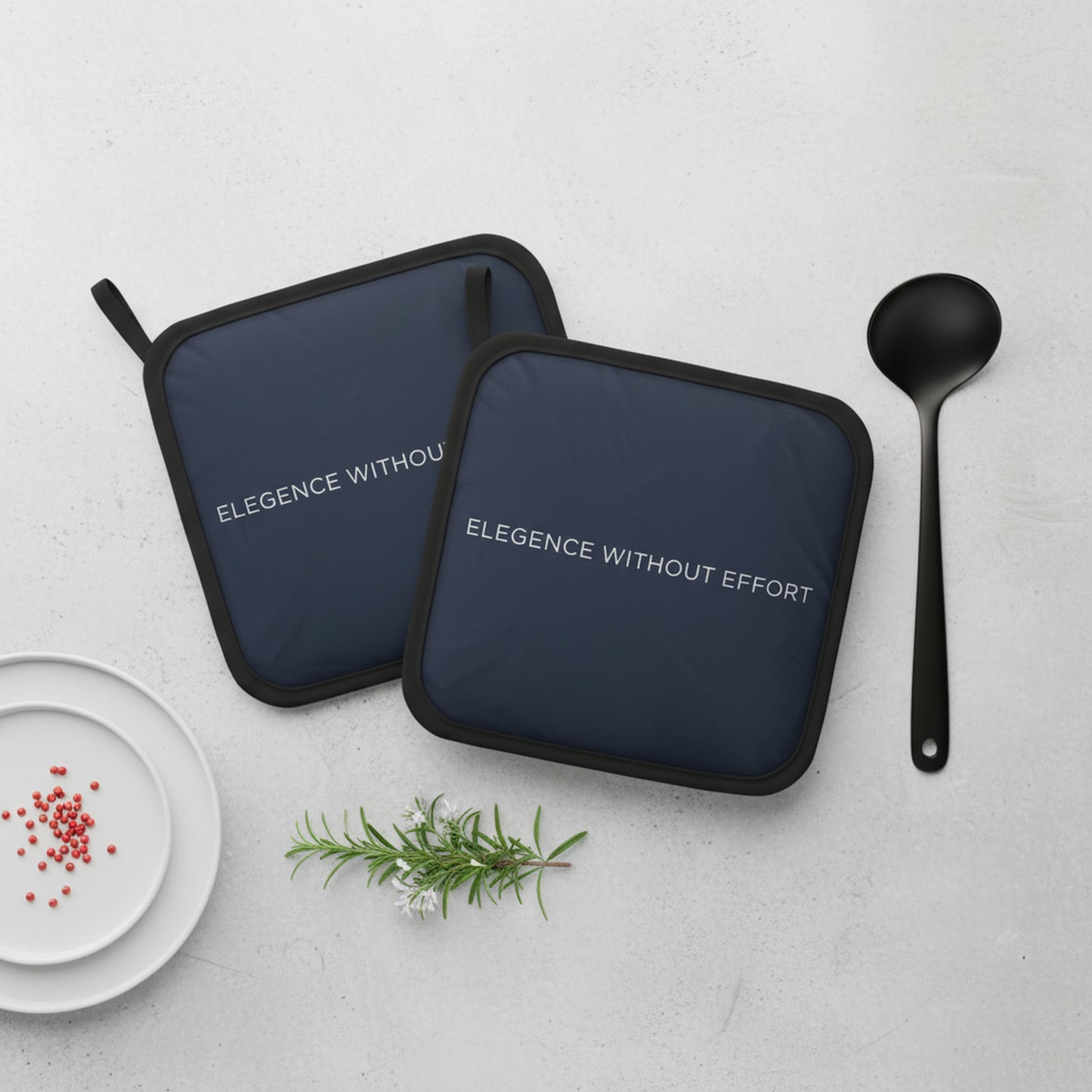 Chic and Practical: Elegance Without Effort Pot Grab Set of 2