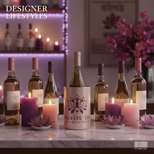 Chic Namaste Then Chardonnay Pink Wine Cooler - Perfect Gift