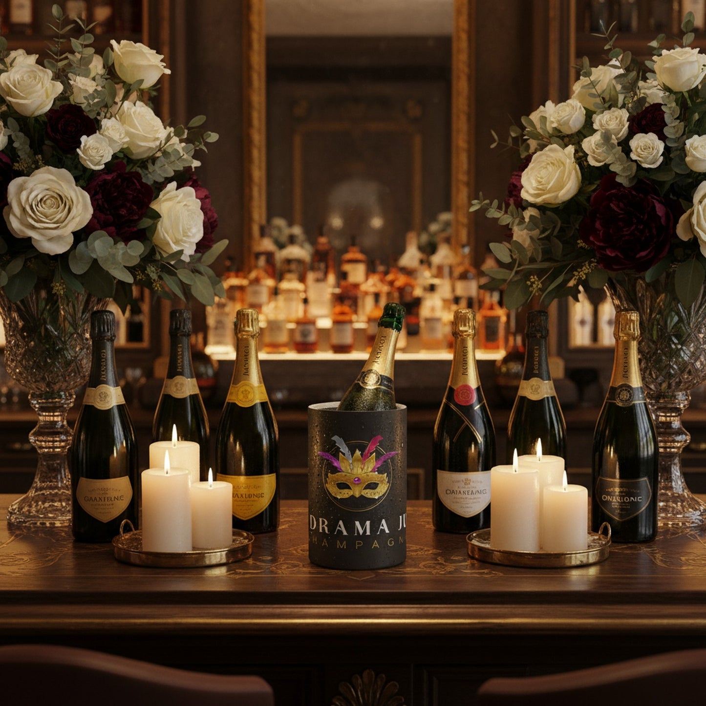 Stylish Wine Cooler - No Drama Just Champagne Vibes