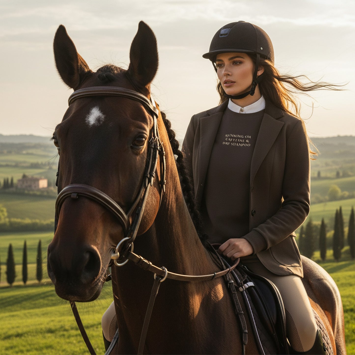 Caffeine & Dry Shampoo Sweatshirt | Cosy Gift for Busy Moms