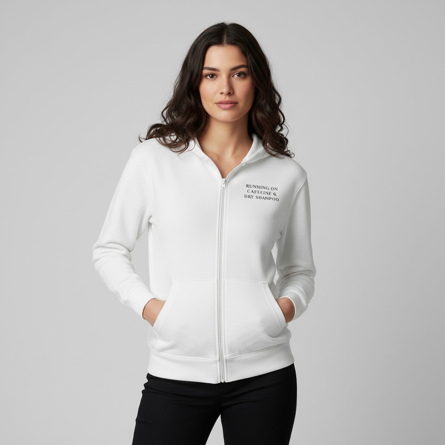 Running On Caffeine & Dry Shampoo Cosy Hoodie