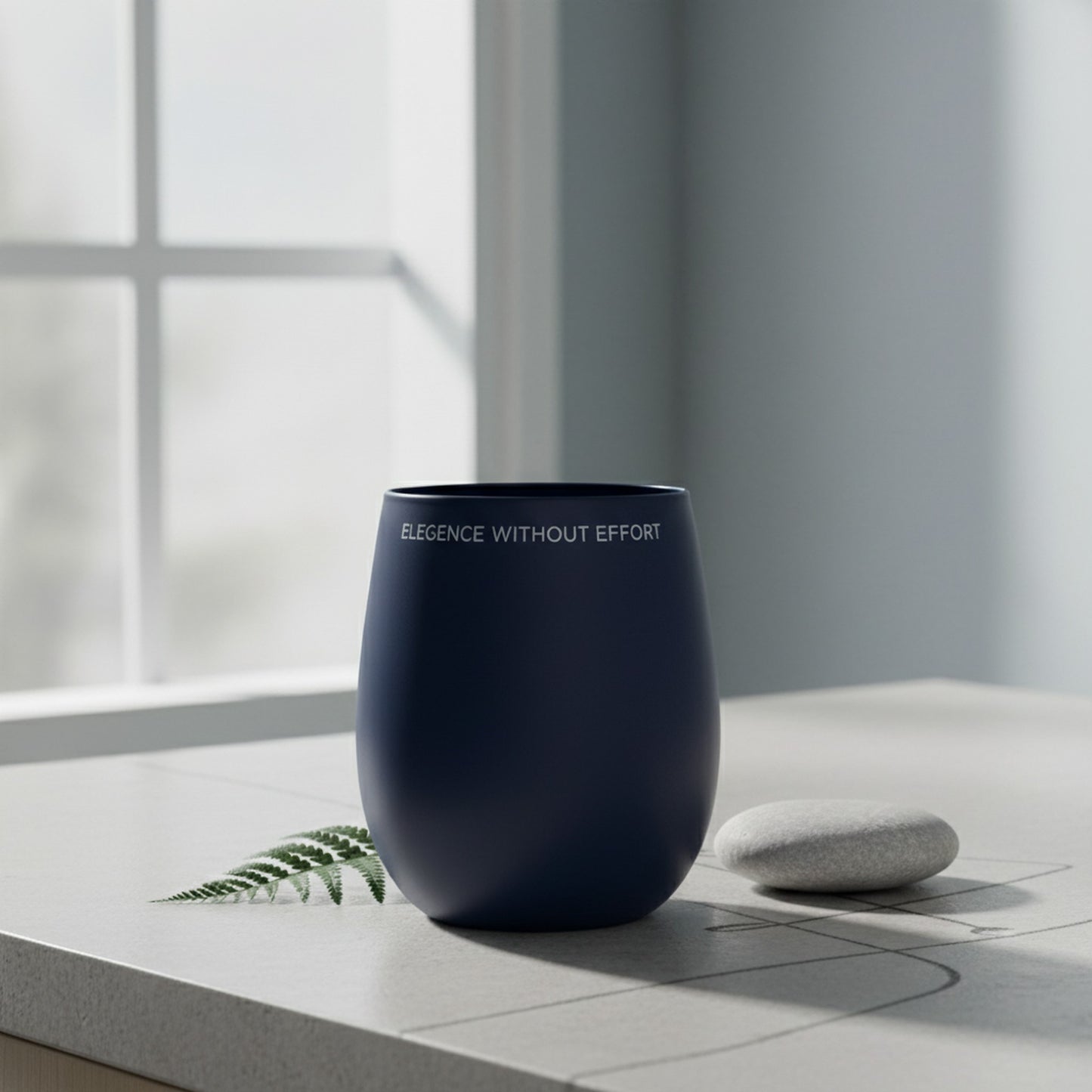 Sleek Elegance Crystal Water Glass - Effortless Style