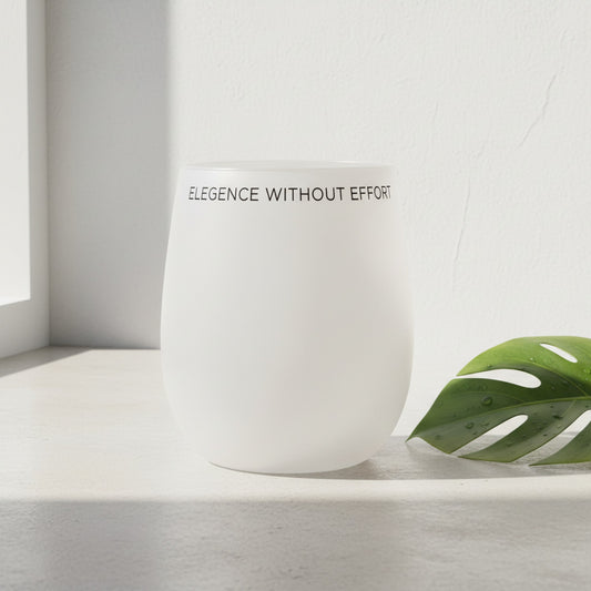 Elegance Without Effort Crystal Water Glass - Chic Drinkware