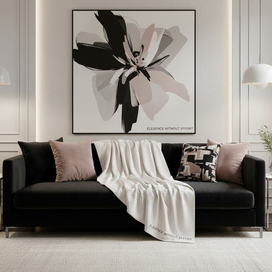 Luxurious Sherpa Velvet Throw - Elegance Without Effort