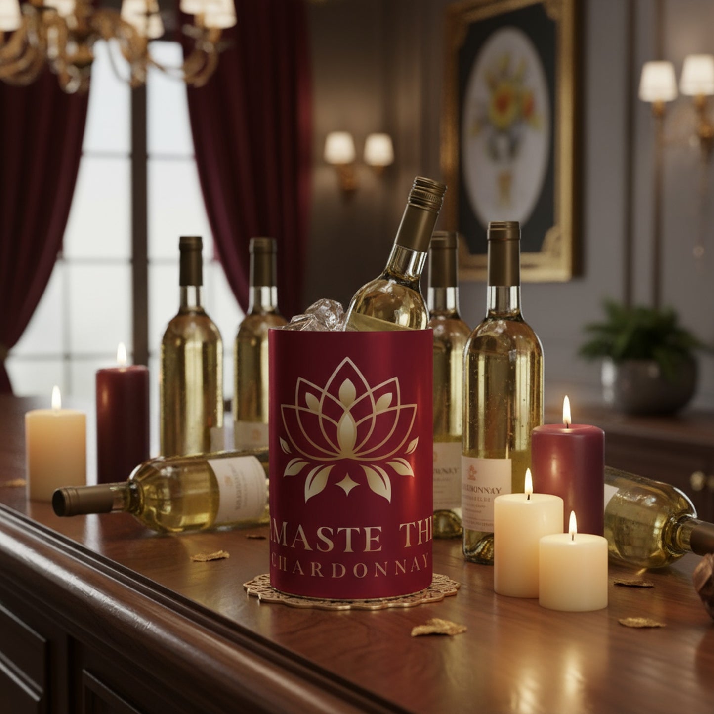 Namaste Then Chardonnay Insulated Wine Cooler - Unique Gift