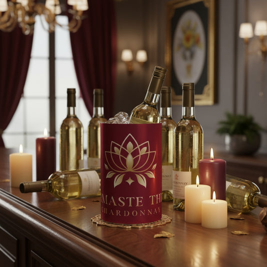 Namaste Then Chardonnay Insulated Wine Cooler - Unique Gift