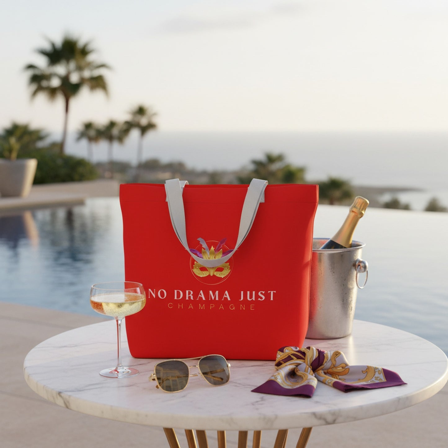 Chic No Drama Just Champagne Tote Bag - Perfect Gift