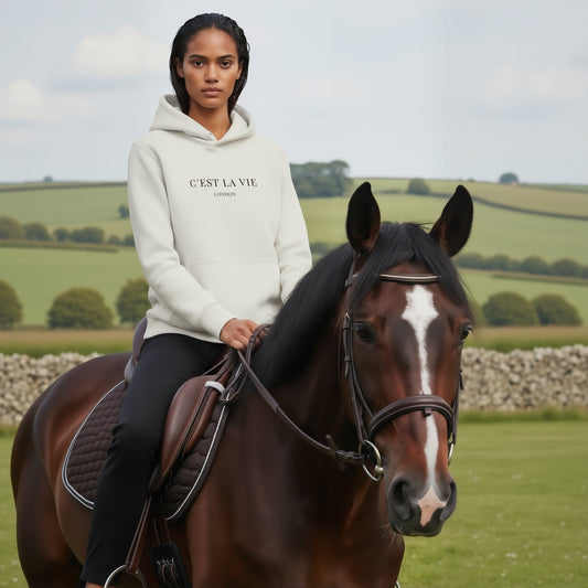 C'EST LA VIE Luxury Hoodie - Chic & Comfy Apparel