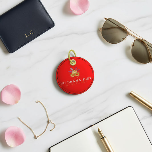 No Drama Just Champagne Key Ring - Fun Gift for Wine Lovers