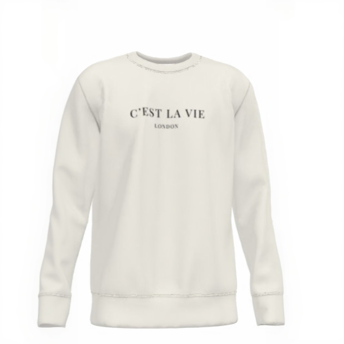C'EST LA VIE Sweatshirt - Luxe Comfort & Parisian Elegance