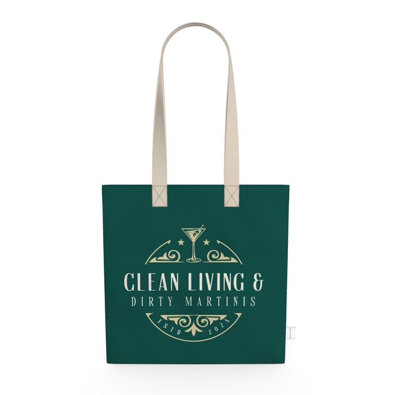 Clean Living & Dirty Martinis Tote Bag - Eco-Friendly Shopping Companion