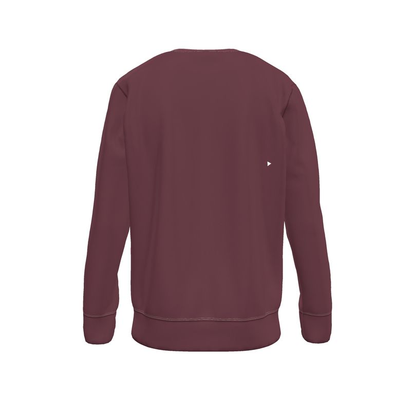 Clean Living & Dirty Martinis Burgundy Crewneck Sweatshirt