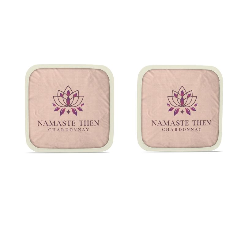 Namaste Then Chardonnay Pink Pot Grabs - Set of 2