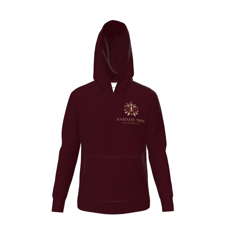 Namaste Then Chardonnay Chocolate Brown Hoodie | Cozy Luxury Wear