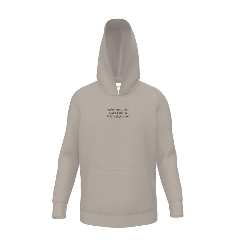 Running On Caffeine & Dry Shampoo Hoodie | Cosy Sweatshirt for Coffee Lovers