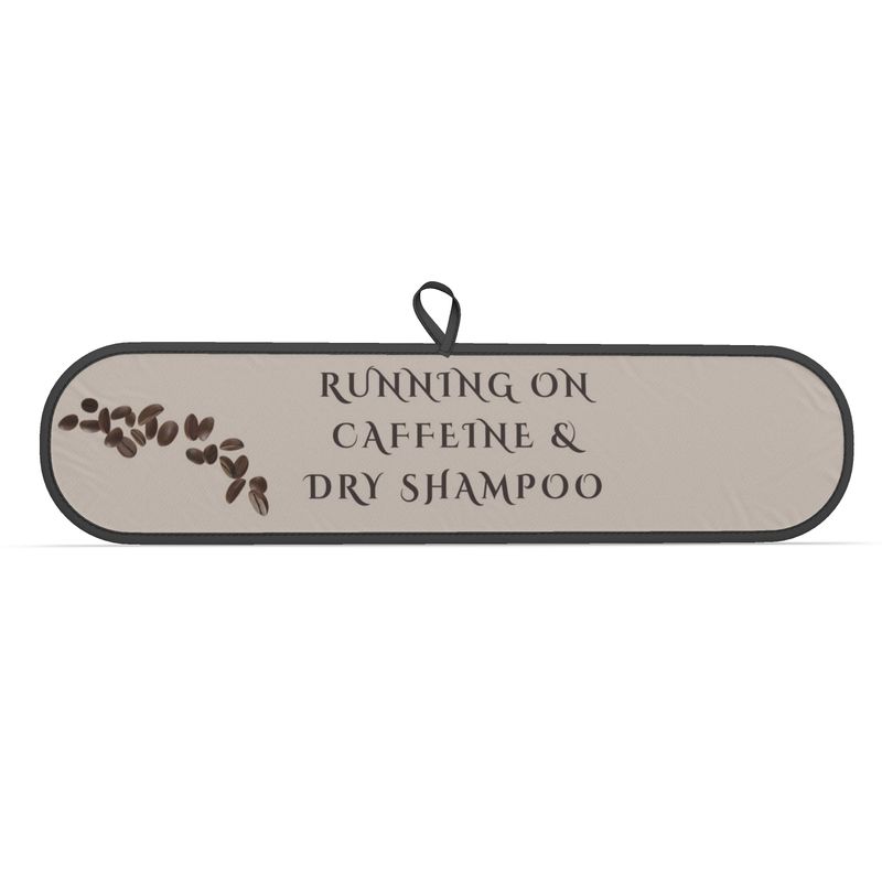 Caffeine & Dry Shampoo Oven Gloves – Fun Cooking Gift