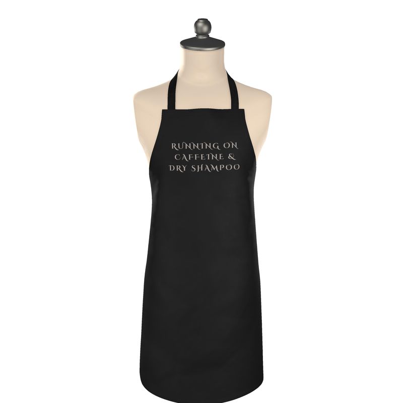 Coffee Lover's Dry Shampoo Apron - Unique Kitchen Accessory
