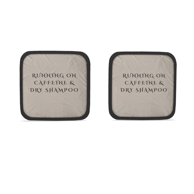 Running On Caffeine & Dry Shampoo Duo - Set of 2 Pot Grabs