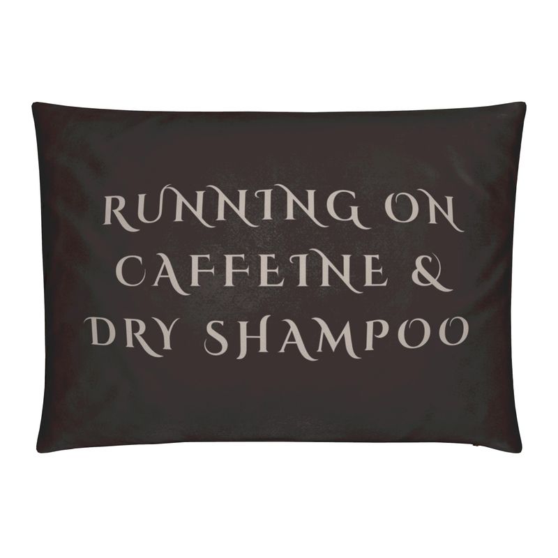 Velvet Cushion: Running on Caffeine & Dry Shampoo | Home Decor