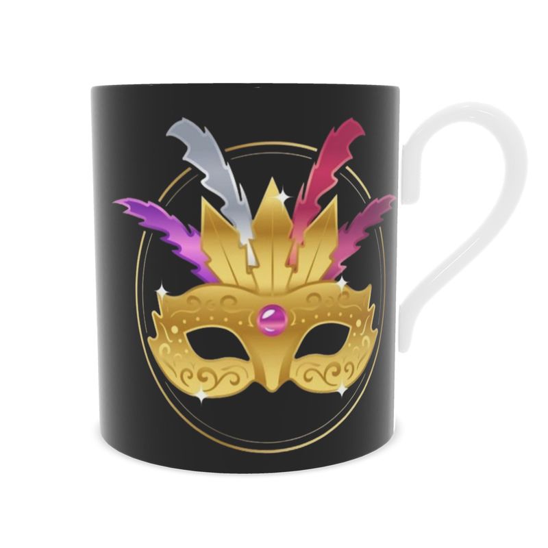 No Drama Just Champagne Bone China Mug - Perfect Gift for Champagne Lovers