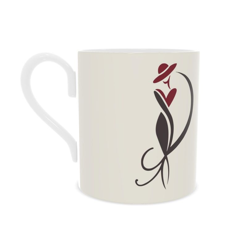 Latte Mornings & Champagne Nights | Elegant Bone China Mug