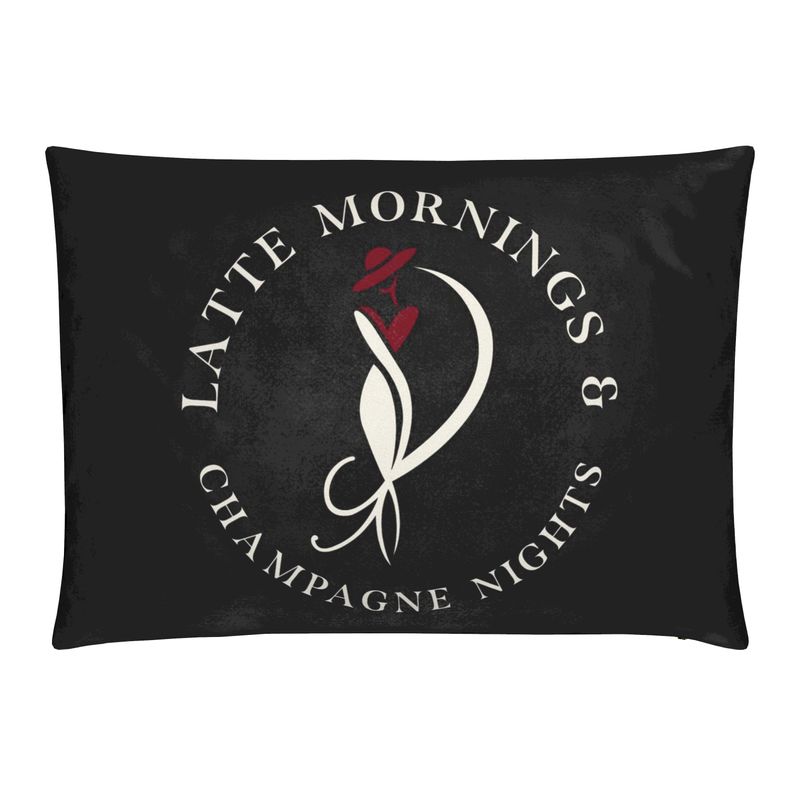 Latte Mornings & Champagne Nights Decorative Cushion