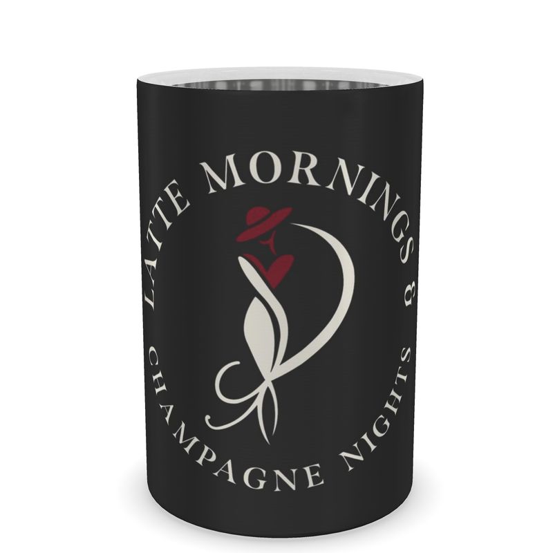 Chic Wine Cooler: Latte Mornings, Champagne Nights Design