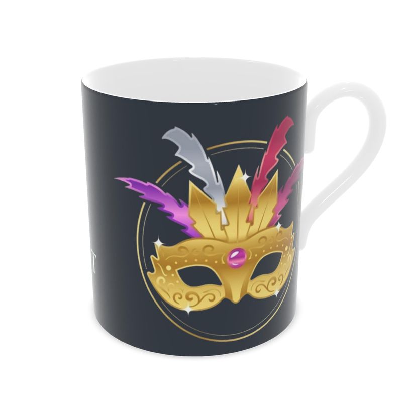 No Drama Just Champagne – Elegant Bone China Mug