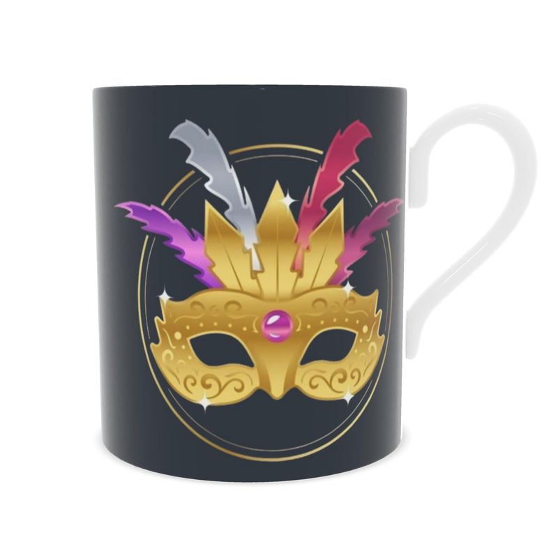 No Drama Just Champagne – Elegant Bone China Mug