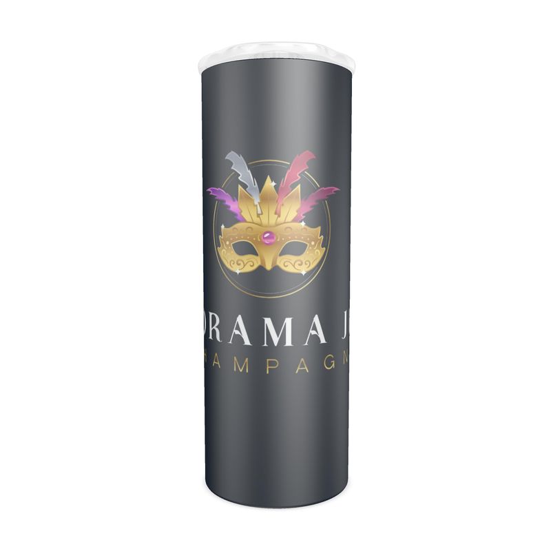 No Drama Just Champagne | Luxury Navy Water Bottle