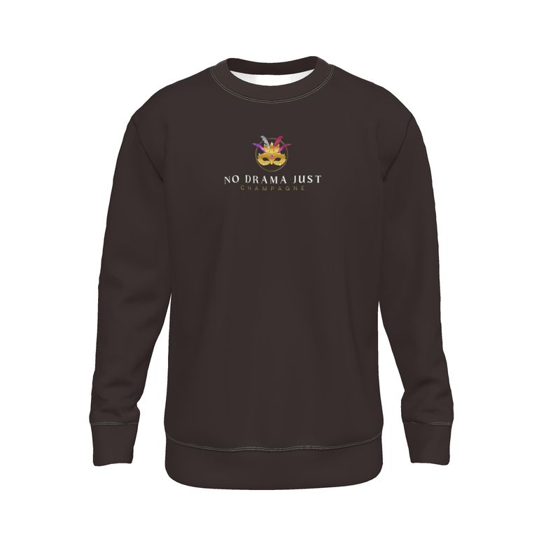 No Drama Just Champagne Graphic Sweatshirt for Women