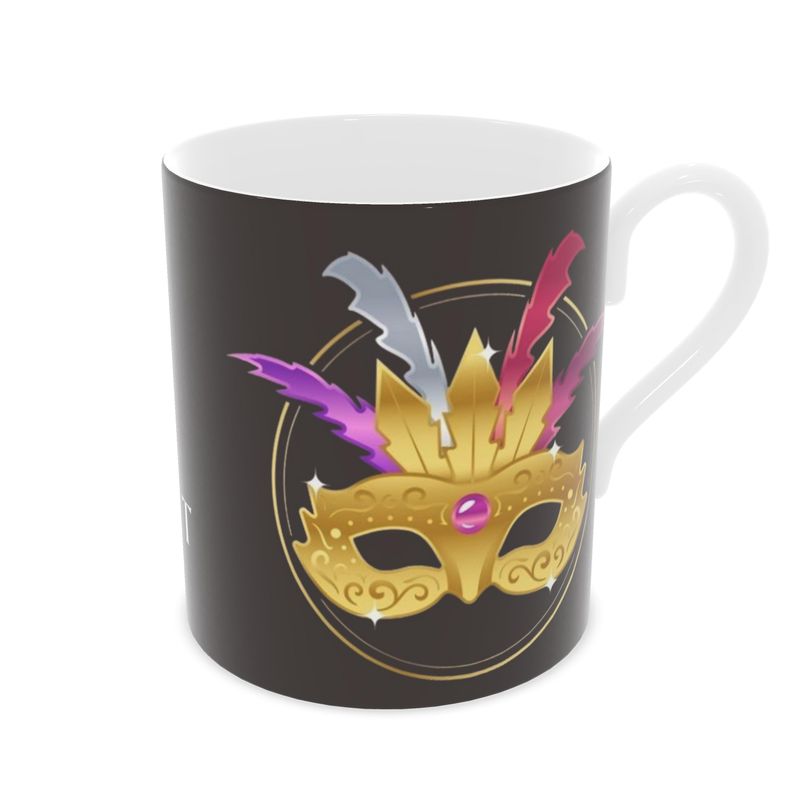 No Drama Just Champagne - Elegant Bone China Mug