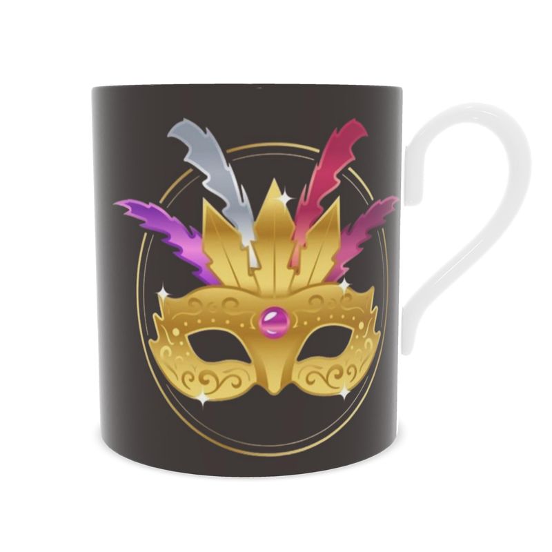 No Drama Just Champagne - Elegant Bone China Mug