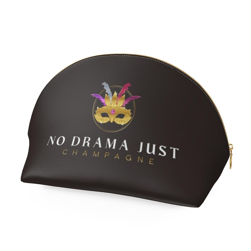 Chic No Drama Just Champagne Makeup Bag - Perfect Gift