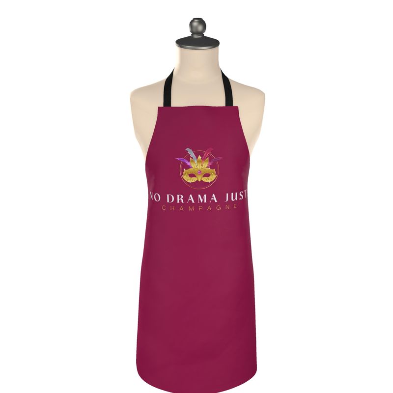 Chic No Drama Just Champagne Apron - Perfect for Hosts & Chefs